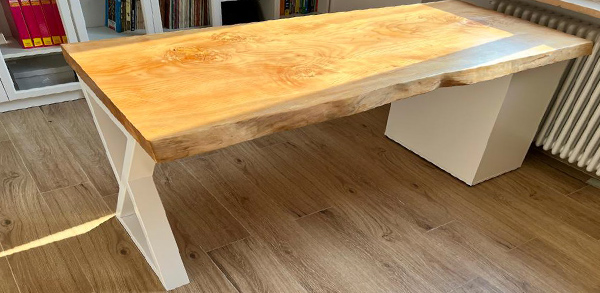 Customized cedar desk